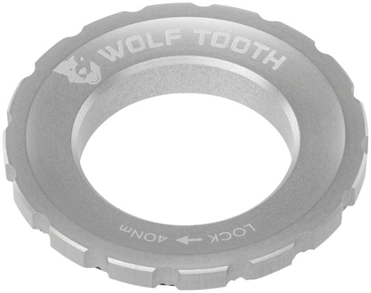 Wolf Tooth CenterLock Rotor Lockring - External Splined Silver-Goodwynn's