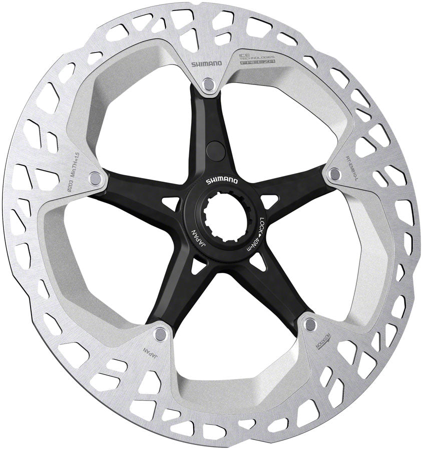 Shimano Steps RT-EM810 Disc Brake Rotor - 203mm Center Lock External Lockring Rear Only Magnet Bracket-Goodwynn&#39;sGoodwynn&#39;s