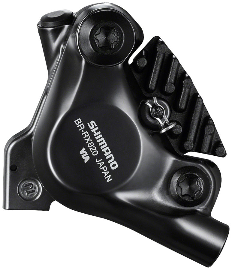 Shimano GRX BR-RX820 Hydraulic Disc Brake Caliper - Front Flat-Mount W/Bracket 140/160mm Rotor Assembled 160mm-Goodwynn&#39;sGoodwynn&#39;s