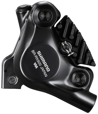 Shimano GRX BR-RX820 Hydraulic Disc Brake Caliper - Front Flat-Mount W/Bracket 140/160mm Rotor Assembled 160mm