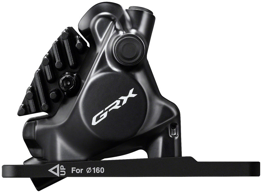 Shimano GRX BR-RX820 Hydraulic Disc Brake Caliper - Front Flat-Mount W/Bracket 140/160mm Rotor Assembled 160mm-Goodwynn&#39;sGoodwynn&#39;s