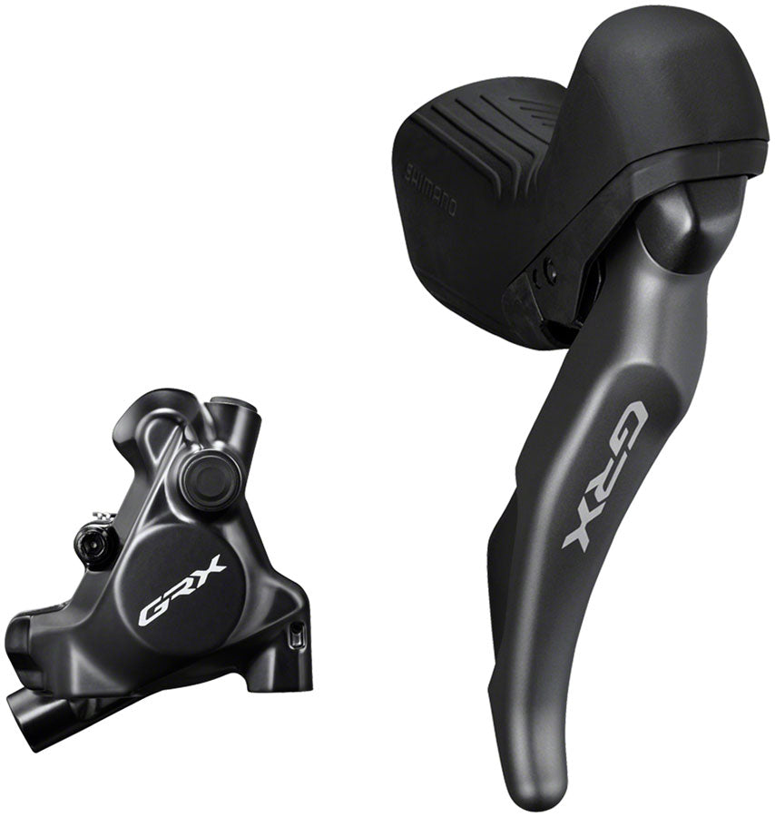 Shimano GRX ST-RX820 Shift/Brake Lever BR-RX820 Hyd Disc Brake Caliper - Right/Rear 12-Speed Flat Mount Caliper For 25mm Mount-Goodwynn&#39;sGoodwynn&#39;s