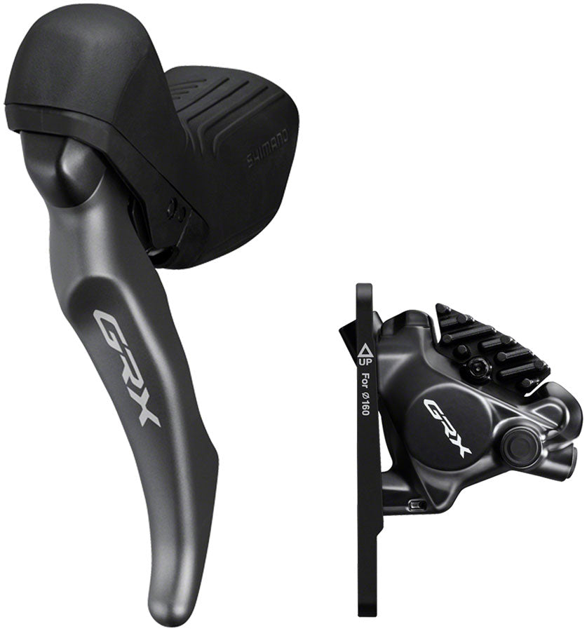 Shimano GRX BL-RX820 Brake Lever BR-RX820 Hydraulic Disc Brake Caliper - Left/Front Flat Mount Caliper-Goodwynn&#39;sGoodwynn&#39;s