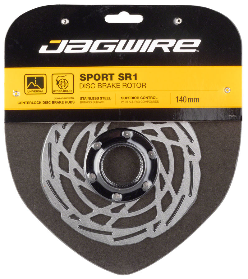 Jagwire Sport SR1 Disc Brake Rotor - 140mm Center Lock Silver-Goodwynn&#39;sGoodwynn&#39;s