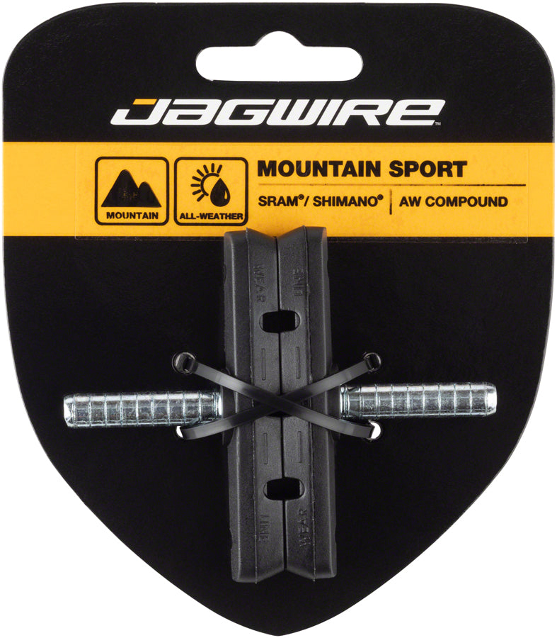 Jagwire Mountain Sport Brake Pads Smooth Post 70mm Pad Black-Goodwynn&#39;sGoodwynn&#39;s