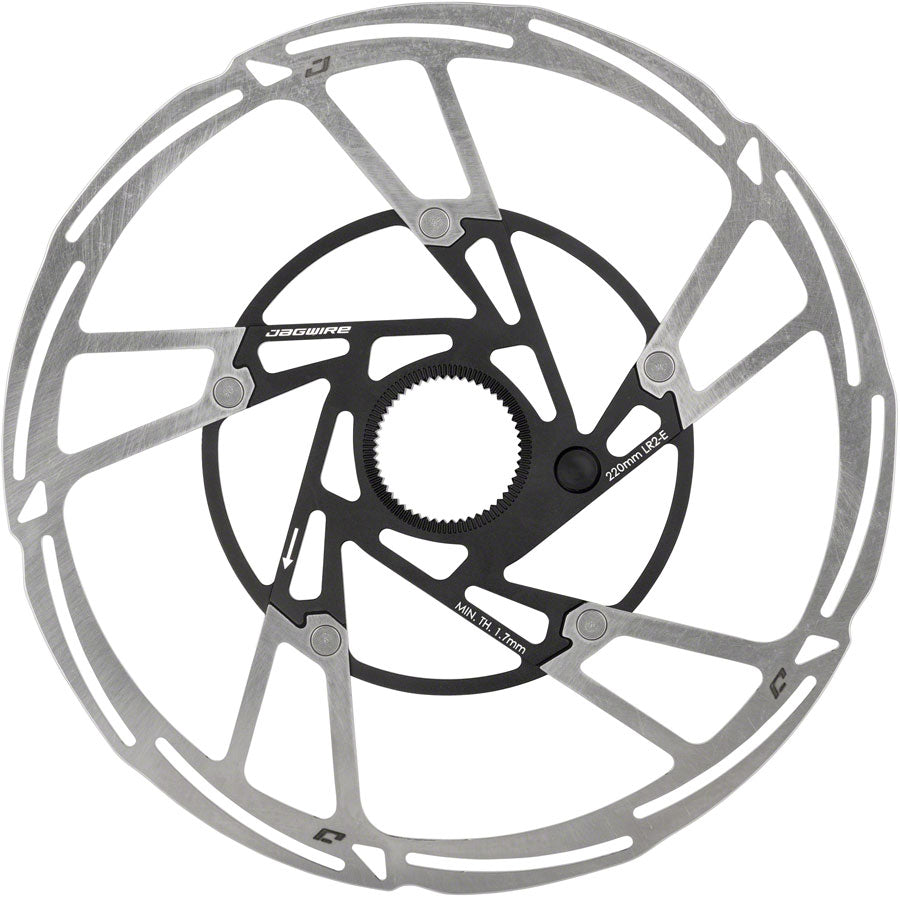 Jagwire Pro LR2-E Ebike Disc Brake Rotor Magnet - 220mm Center Lock Silver/BLK-Goodwynn&#39;sGoodwynn&#39;s