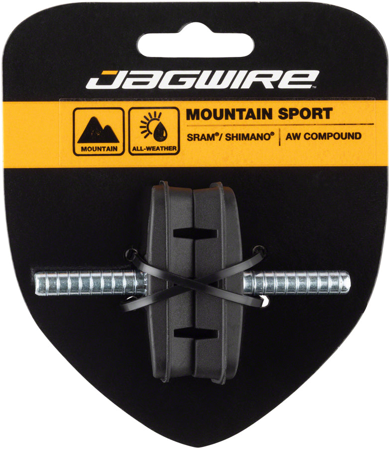 Jagwire Mountain Sport Brake Pads Smooth Post 53mm Pad Black-Goodwynn&#39;sGoodwynn&#39;s