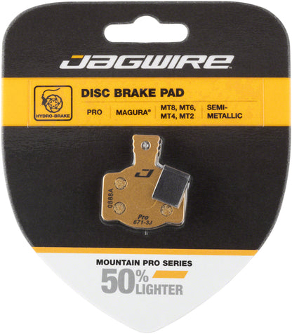 Jagwire Mountain Pro Alloy Backed Semi-Metallic Disc Brake Pad Magura MT8 MT6 MT4 MT2