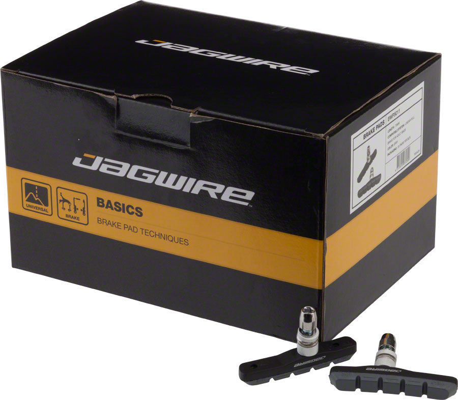 Jagwire Mountain Sport Brake Pads Threaded Post Box of 25 Pair Gray-Goodwynn&#39;sGoodwynn&#39;s