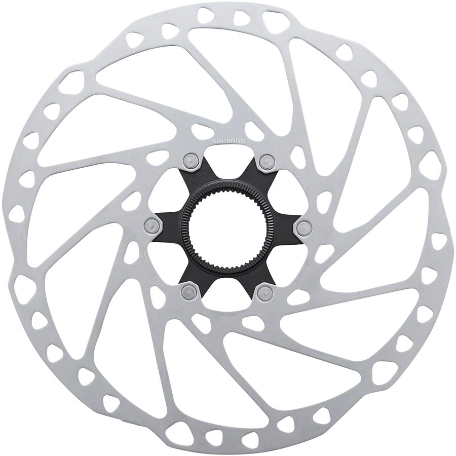 Shimano SM-RT64-LL Disc Brake Rotor External Lockring - 220mm Center Lock Silver-Goodwynn&#39;sGoodwynn&#39;s