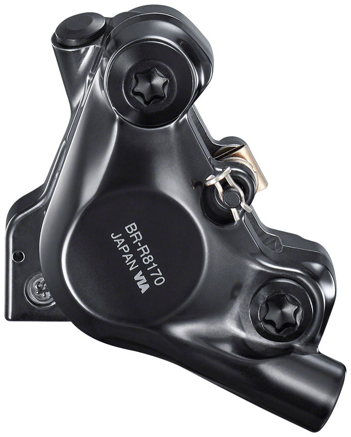 Shimano Ultegra BR-8170 Hydraulic Disc Brake Caliper - Rear Flat Mount Finned Resin Brake Pads