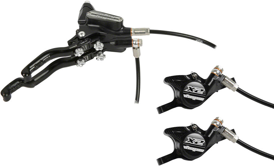 Hope Tech 3 X2 Duo Disc Brake Lever - Left Hand Front Rear Hydraulic Post Mount BLK-Goodwynn&#39;sGoodwynn&#39;s