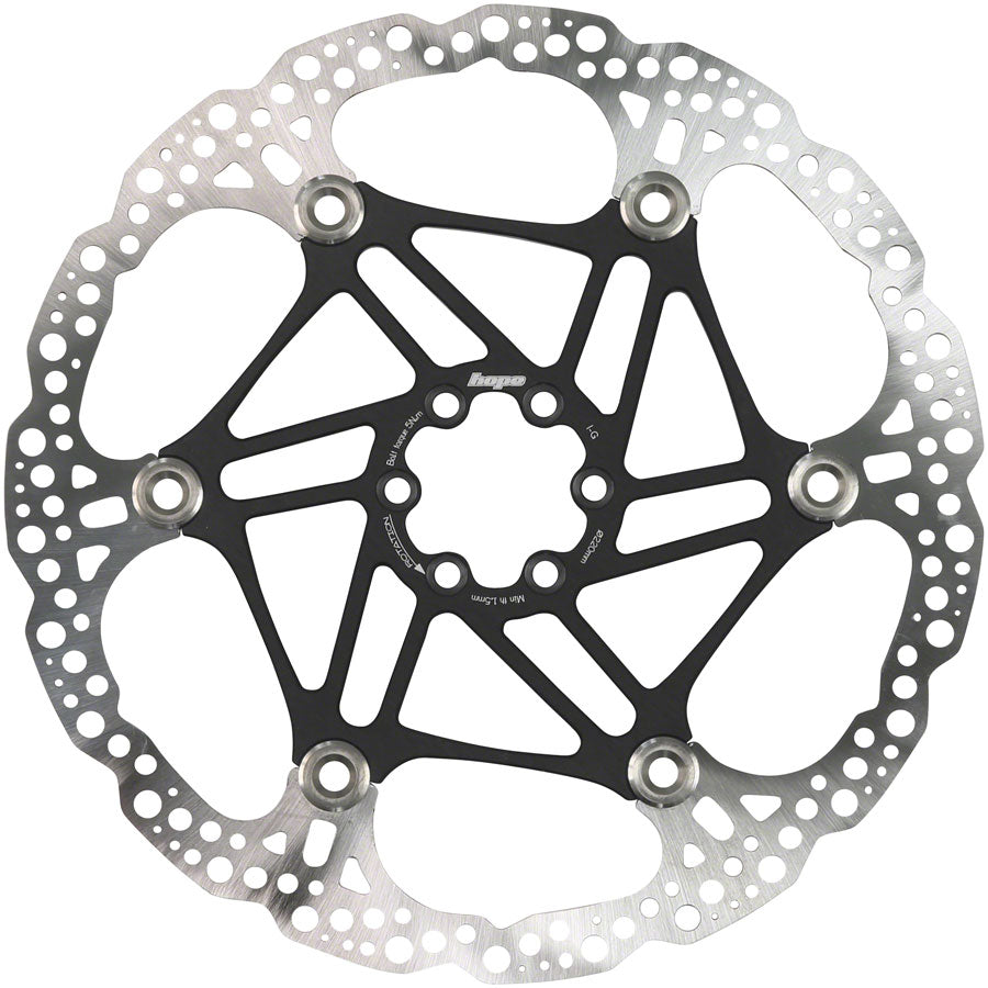 Hope Floating Disc Brake Rotor - 220mm 6-Bolt Black-Goodwynn&#39;sGoodwynn&#39;s