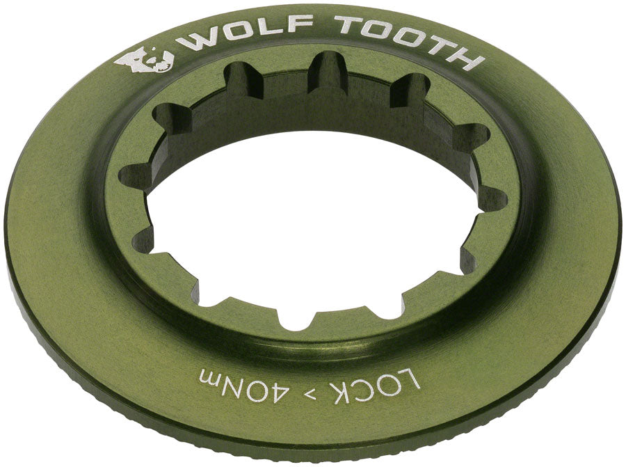 Wolf Tooth CenterLock Rotor Lock Ring - Internal Splined Olive-Goodwynn&#39;sGoodwynn&#39;s