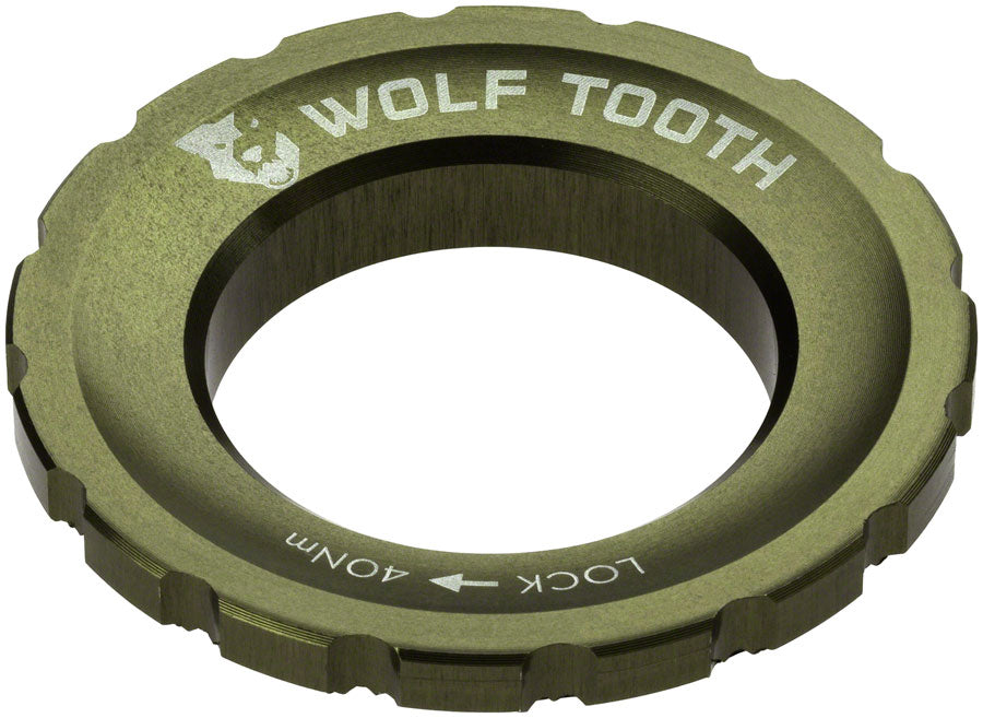 Wolf Tooth CenterLock Rotor Lockring - External Splined Olive-Goodwynn&#39;sGoodwynn&#39;s