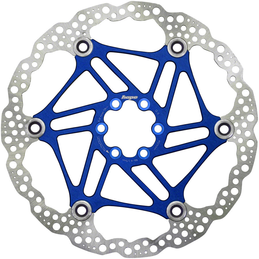 Hope Floating Disc Brake Rotor - 200mm 6-Bolt Blue-Goodwynn&#39;sGoodwynn&#39;s