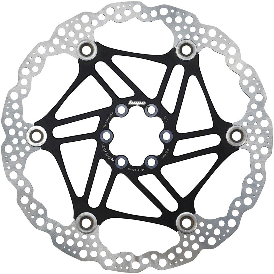 Hope Floating Disc Brake Rotor - 200mm 6-Bolt Black-Goodwynn&#39;sGoodwynn&#39;s