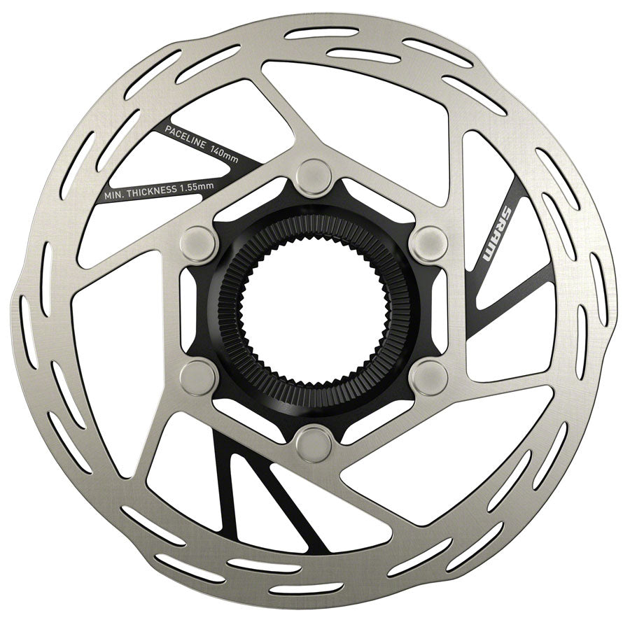 SRAM Paceline Disc Brake Rotor 140mm CenterLock Silver/Black-Goodwynn&#39;sGoodwynn&#39;s