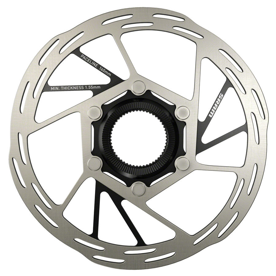 SRAM Paceline Disc Brake Rotor 160mm CenterLock Silver/Black-Goodwynn&#39;sGoodwynn&#39;s