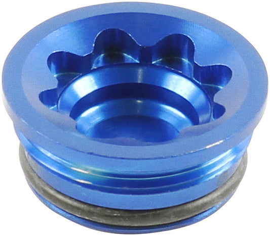 Hope V4 Large Disc Brake Caliper Bore Cap - Blue-Goodwynn's