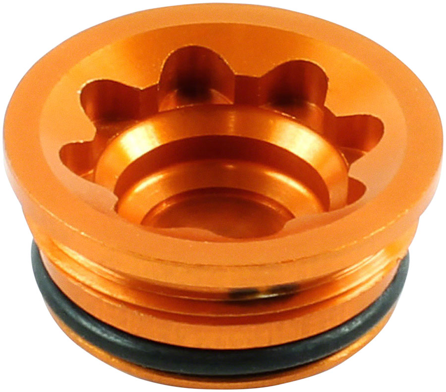 Hope V4 Large Disc Brake Caliper Bore Cap - Orange-Goodwynn&#39;sGoodwynn&#39;s