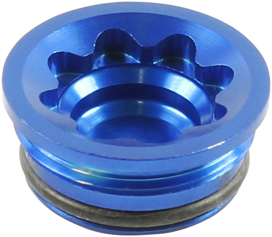 Hope V4 Small/E4 Disc Brake Caliper Bore Cap - Blue-Goodwynn's