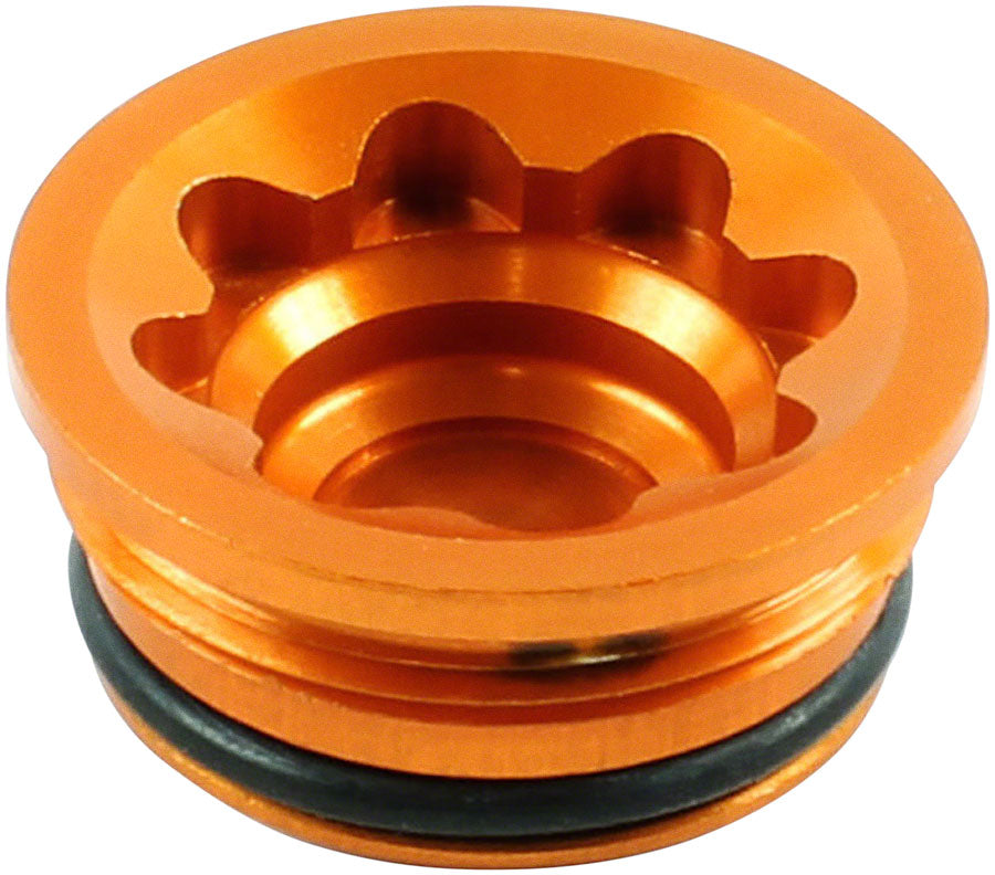 Hope V4 Small/E4 Disc Brake Caliper Bore Cap - Orange-Goodwynn&#39;sGoodwynn&#39;s