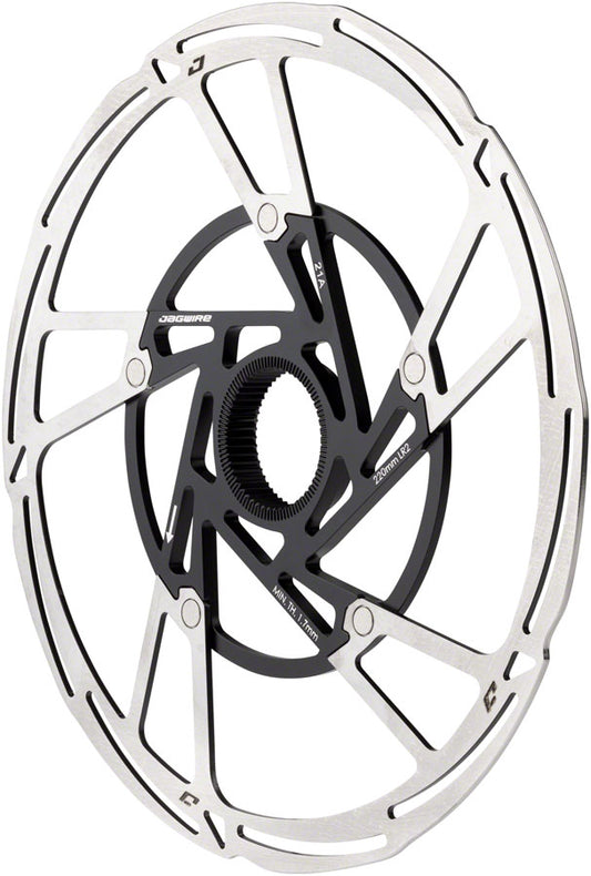 Jagwire Pro LR2 Disc Brake Rotor - 220mm Center Lock Silver/Black-Goodwynn's