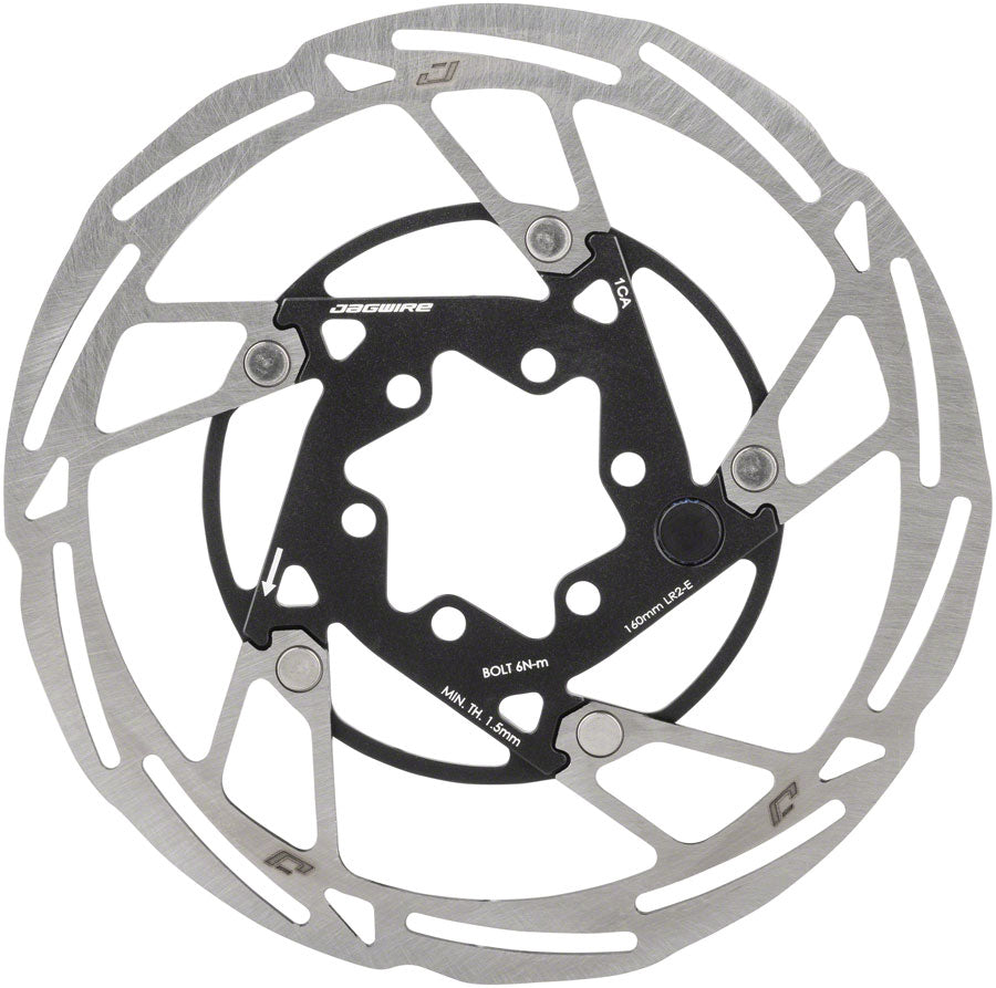 Jagwire Pro LR2-E Ebike Disc Brake Rotor Magnet - 160mm 6-Bolt Silver/BLK-Goodwynn&#39;sGoodwynn&#39;s