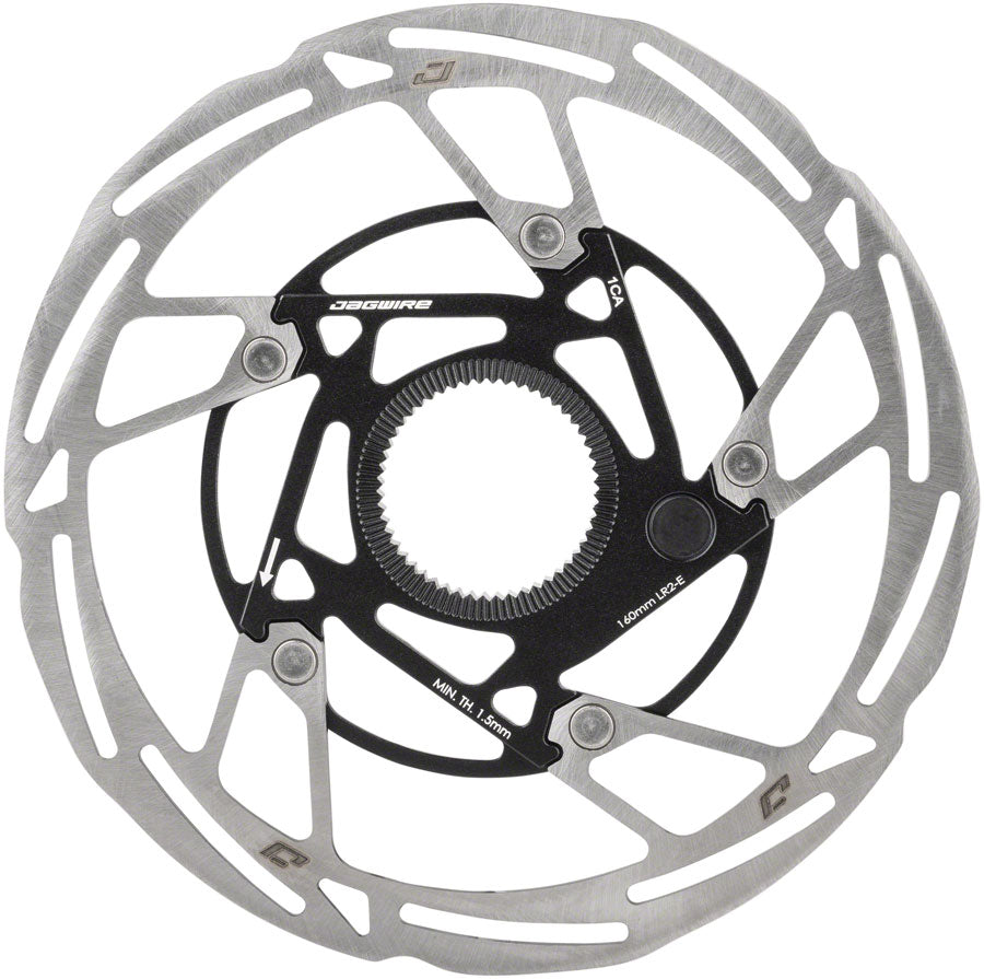 Jagwire Pro LR2-E Ebike Disc Brake Rotor Magnet - 160mm Center Lock Silver/BLK-Goodwynn&#39;sGoodwynn&#39;s