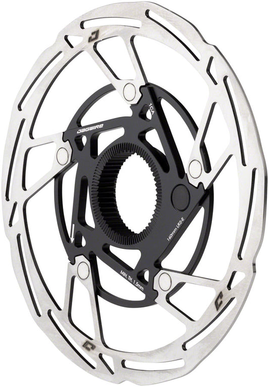 Jagwire Pro LR2-E Ebike Disc Brake Rotor Magnet - 160mm Center Lock Silver/BLK-Goodwynn's