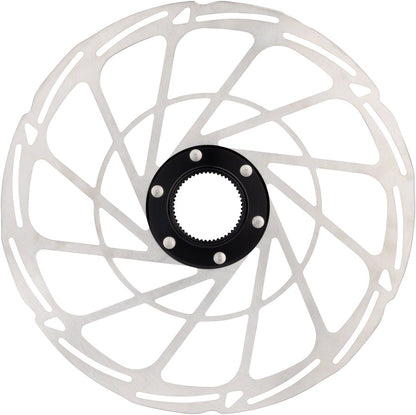 Jagwire Sport SR1 Disc Brake Rotor - 220mm Center Lock Silver