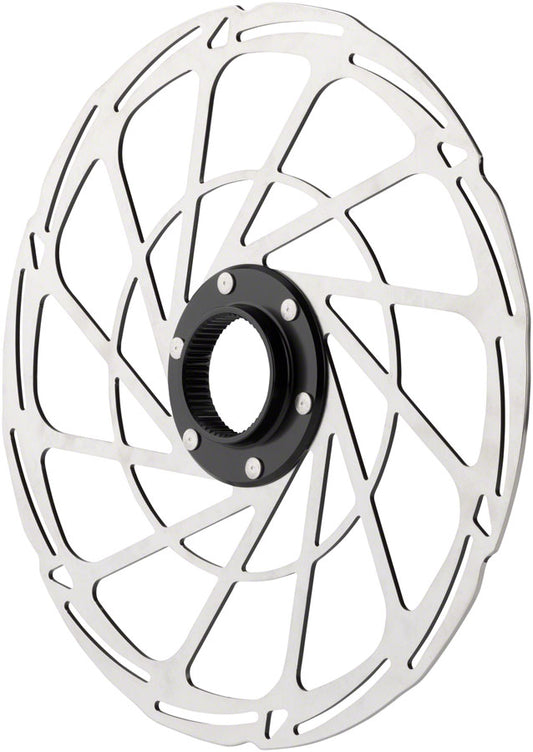 Jagwire Sport SR1 Disc Brake Rotor - 220mm Center Lock Silver-Goodwynn's