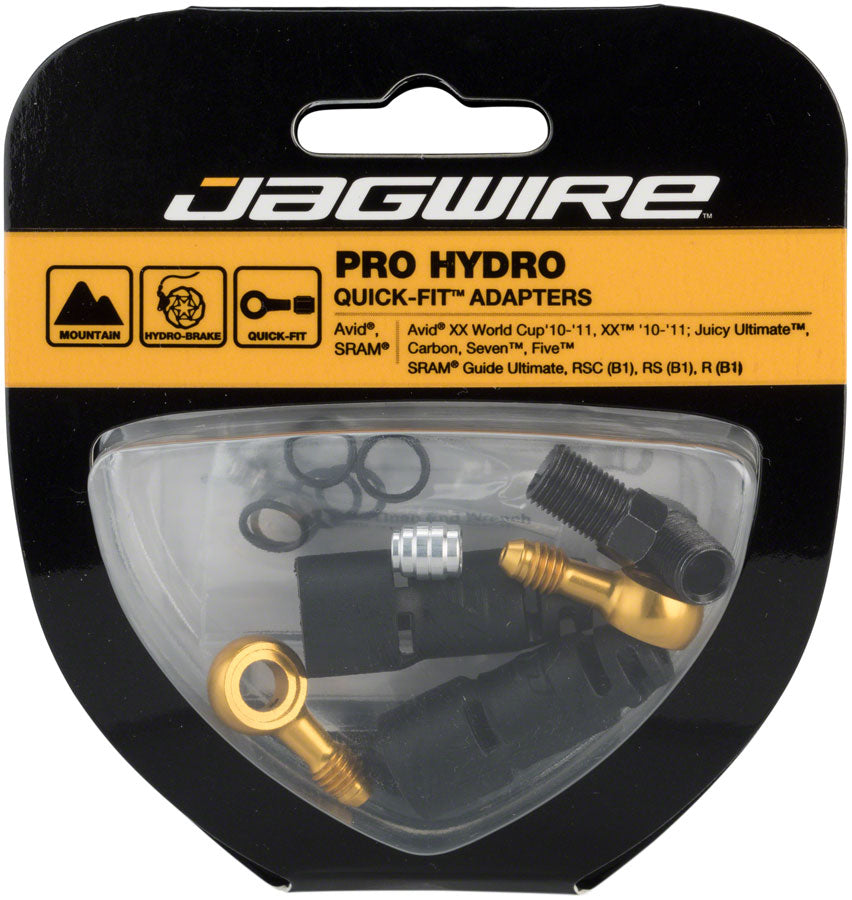 Jagwire Pro Quick-Fit Adapters Hydraulic Hose - Fits SRAM Guide R/RS/RSC/Ultimate Avid Juicy 5/7/Carbon/Ultimate-Goodwynn&#39;sGoodwynn&#39;s