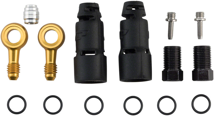 Jagwire Pro Quick-Fit Adapters Hydraulic Hose - Fits SRAM Guide R/RS/RSC/Ultimate Avid Juicy 5/7/Carbon/Ultimate-Goodwynn&#39;sGoodwynn&#39;s