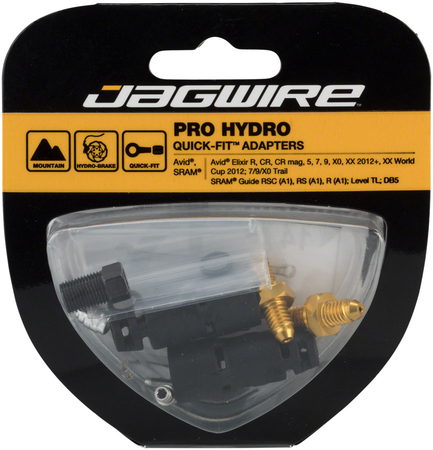 Jagwire Pro Quick-Fit Adapters Hydraulic Hose - Fits SRAM DB5 Guide Level Avid Elixir Trail XX-Goodwynn&#39;sGoodwynn&#39;s