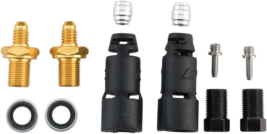 Jagwire Pro Quick-Fit Adapters Hydraulic Hose - Fits SRAM Guide Level Avid Code DB Elixir Juicy-Goodwynn&#39;sGoodwynn&#39;s