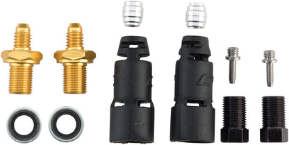 Jagwire Pro Quick-Fit Adapters Hydraulic Hose - Fits SRAM Guide Level Avid Code DB Elixir Juicy