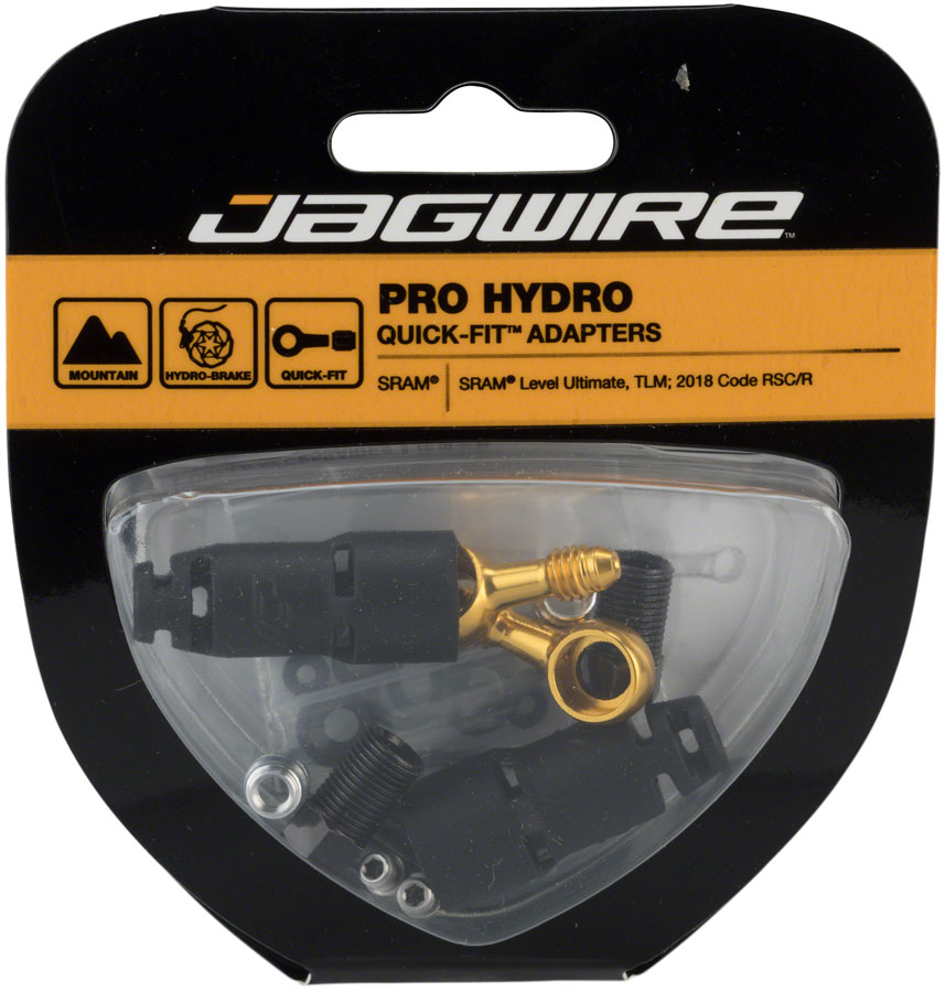 Jagwire Pro Quick-Fit Adapters Hydraulic Hose - Fits SRAM Code R/RSC Level TLM/Ultimate