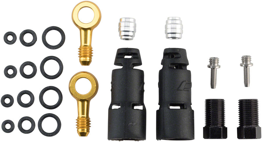 Jagwire Pro Quick-Fit Adapters Hydraulic Hose - Fits SRAM Code R/RSC Level TLM/Ultimate