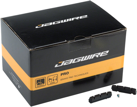 Jagwire Road Pro S Brake Pad Inserts SRAM/Shimano Box of 50 Pairs Black-Goodwynn's