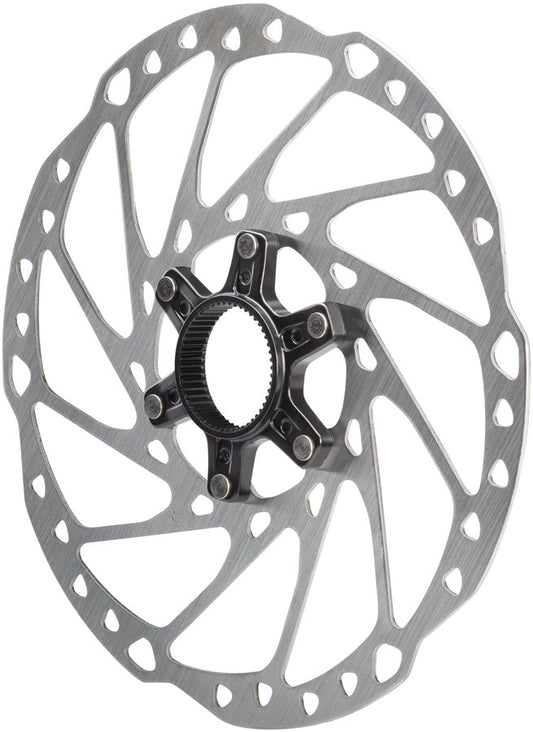 Shimano SM-RT64-L Disc Brake Rotor External Lockring - 203mm Center Lock Silver-Goodwynn's