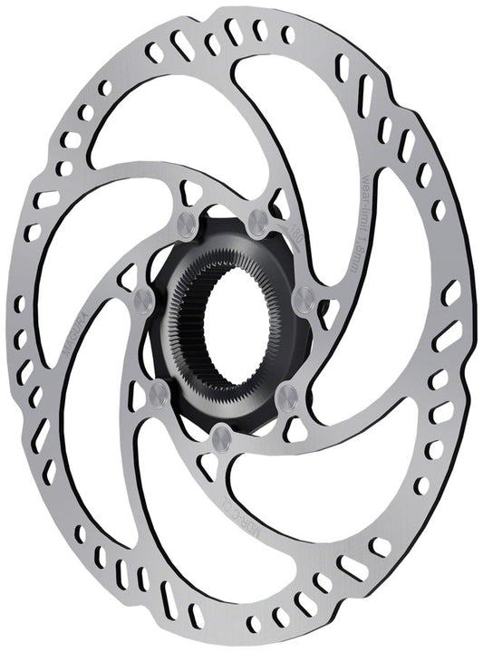 Magura MDR-C eBike Disc Rotor - 180mm Center Lock w/ Lock Ring Quick Release Axle Silver-Goodwynn's