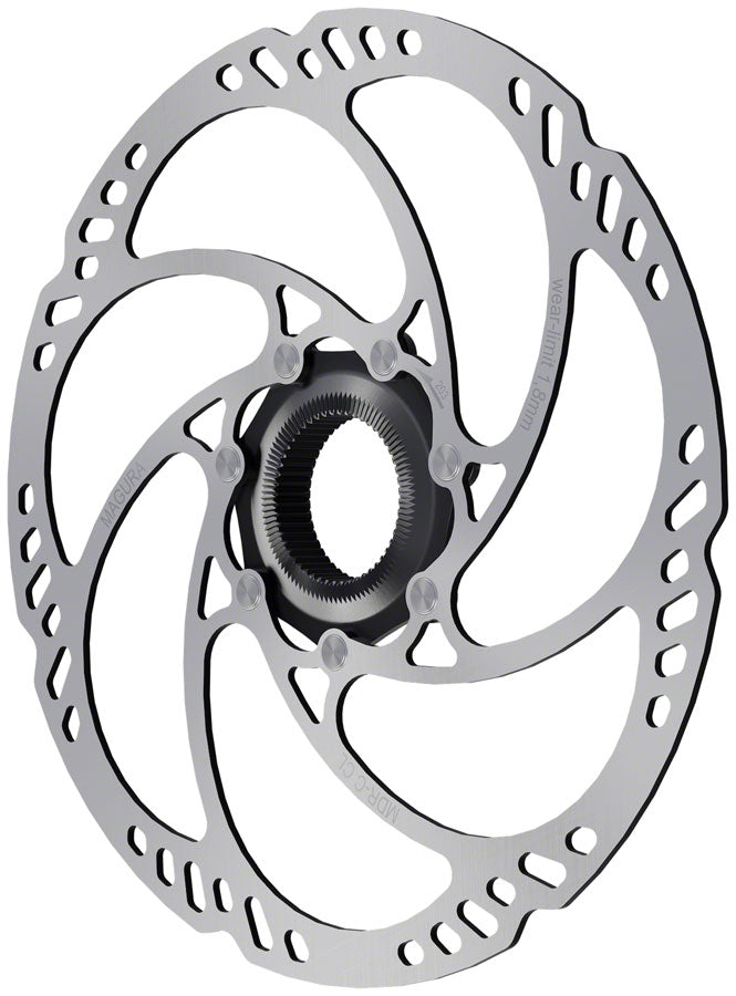 Magura MDR-C eBike Disc Rotor - 203mm Center Lock w/ Lock Ring Quick Release Axle Silver-Goodwynn&#39;sGoodwynn&#39;s