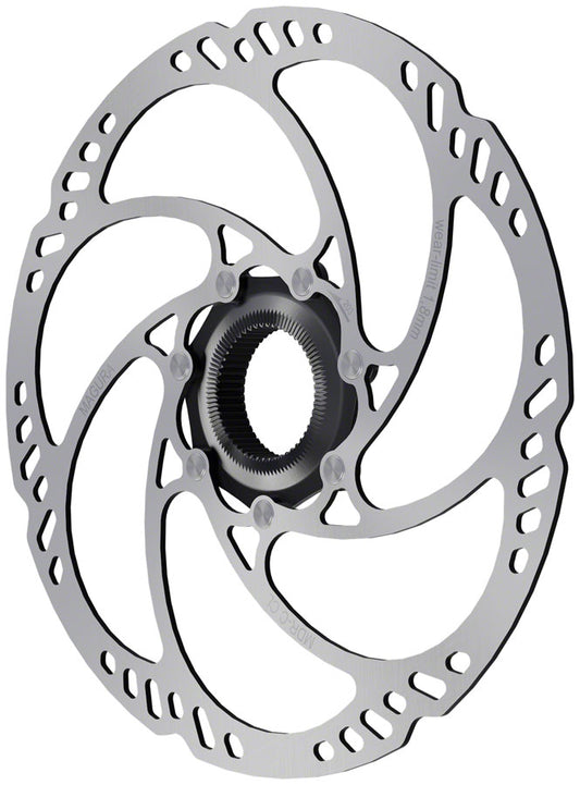 Magura MDR-C eBike Disc Rotor - 203mm Center Lock w/ Lock Ring Quick Release Axle Silver-Goodwynn's