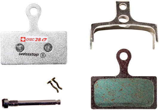 SwissStop E Compound Brake Pad Set Disc 28: for Shimano "J" shape-Goodwynn's