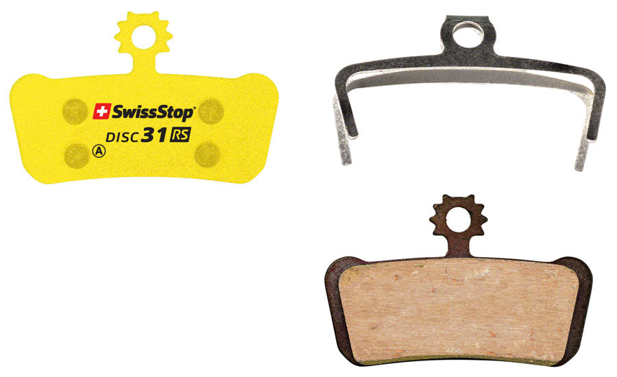 SwissStop Disc 31 RS Disc Brake Pads Shape: SRAM Guide/G2 Organic Pair-Goodwynn&#39;sGoodwynn&#39;s