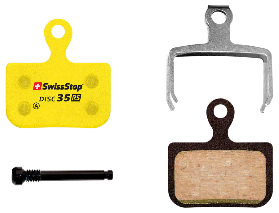 SwissStop Disc 35 RS Disc Brake Pads Shape: SRAM Level/2 Piece Road Organic Pair-Goodwynn&#39;sGoodwynn&#39;s