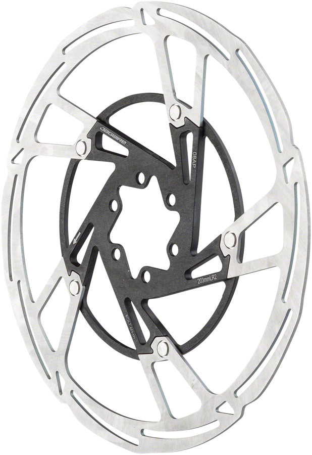 Jagwire Pro LR2 Disc Brake Rotor - 203mm 6-Bolt Silver/Black-Goodwynn&#39;sGoodwynn&#39;s