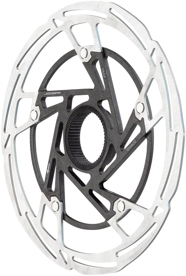 Jagwire Pro LR2 Disc Brake Rotor - 180mm Center Lock Silver/Black-Goodwynn&#39;sGoodwynn&#39;s